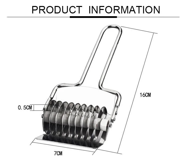 16*7 см Нержавеющая сталь ролик для лапши Dockers ролик Spaetzle производители Shalllot Cutter DIY Лапша чайник выпечки кондитерских Фрезы Инструменты