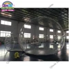 4m Diameter+2m Entrance Inflatable Air Dome Tent, Clear Inflatable Bubble Room Inflatable Bubble Tent For Camping 3