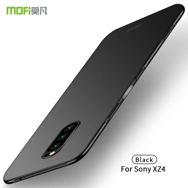 Black MOFI для sony Xperia 1/XZ4 Чехол Прочный ПК пластик ультра-тонкий чехол для телефона sony Xperia 1 задняя крышка защитный экран - Цвет: Black