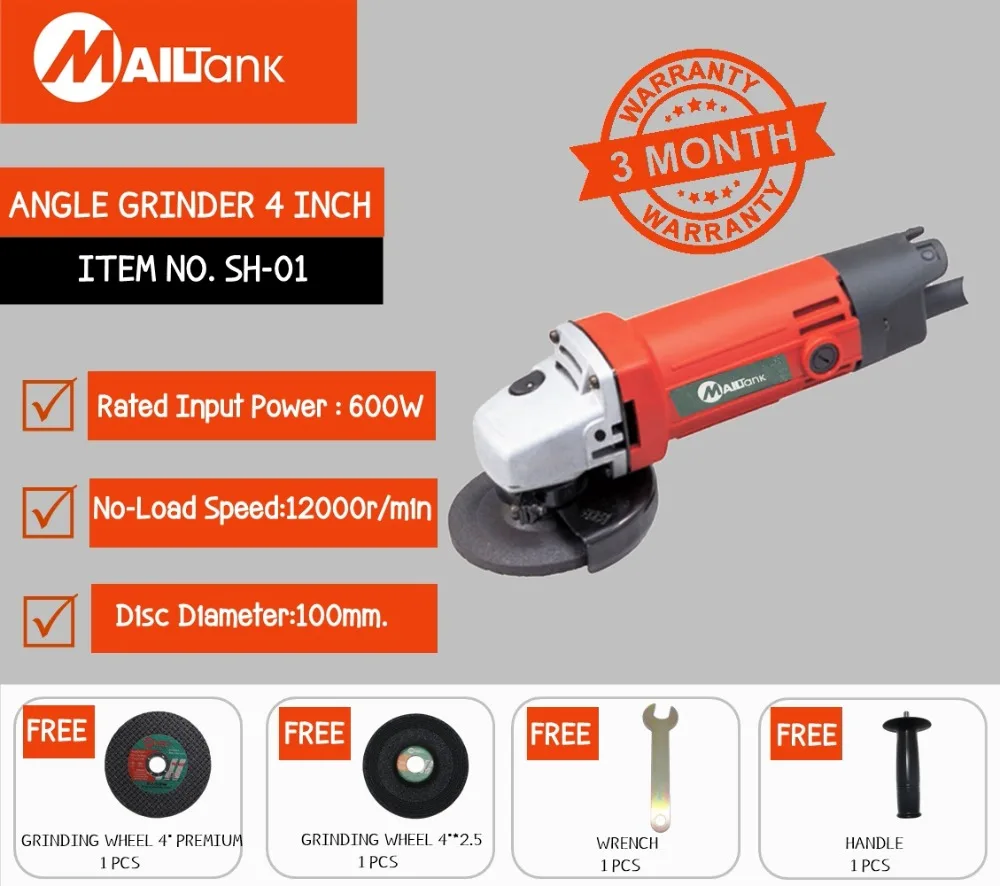 

New compact electric angle grinder portable household multi-function polishing machine 954 angle grinder factory direct wholesal