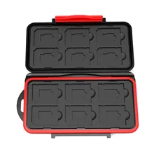 Чехол для карт памяти для 12 шт SD TF карта сумка для переноски водонепроницаемый пластиковый запасной съёмной ящик для фотосъемки Путешествия Ежедневно