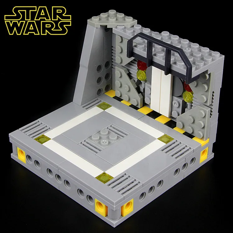 

MOC STAR WARS Airport Spaceship Base X-Wing TIE Fighter First Order Troopers minifig Model Building Blocks Kids Toys Gifts