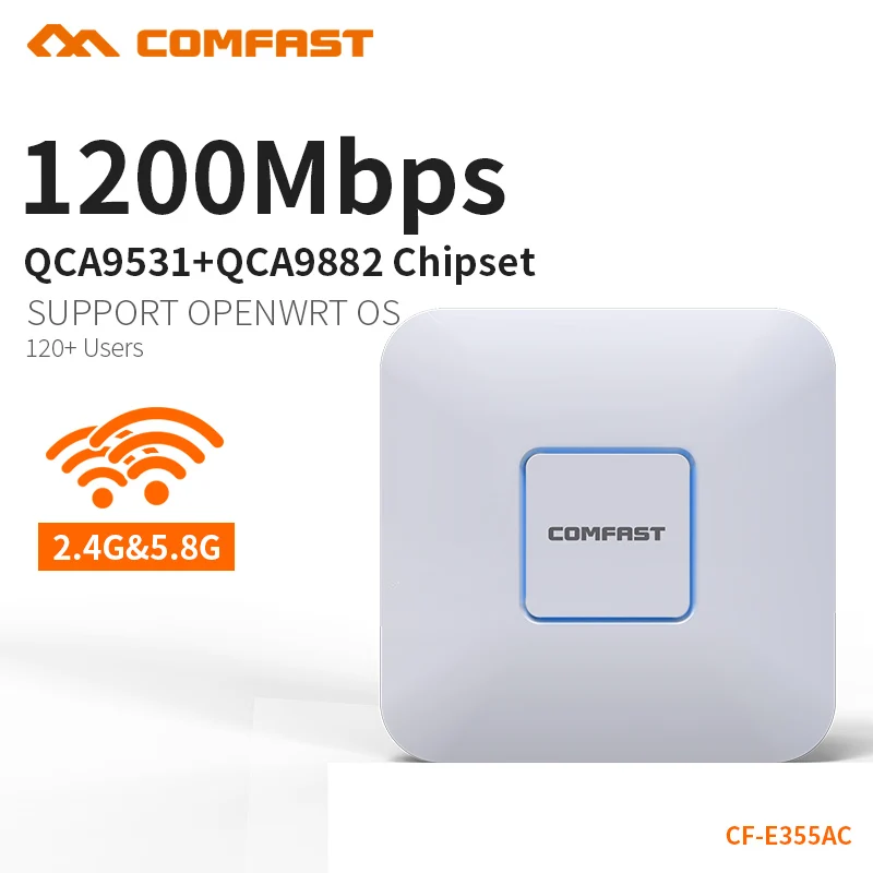 COMFAST Ceiling ap router 1200Mbps Wireless Access Point Dual Band 2.4G&5G AP network Wifi Router 802.11AC support openWRT ddWRT comfast ceiling ap router 1200mbps wireless access point dual band 2 4g