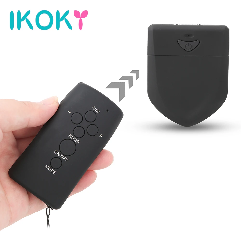 Стимулятор клитора IKOKY с электрическим током стимулятор сосков двойным выходом