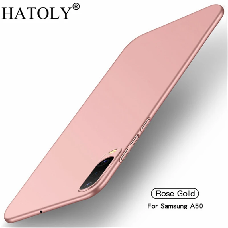 

For Smooth Cover Samsung Galaxy A50 Case Ultra-thin Hard PC Protective Back Case For Samsung Galaxy A50 A505F Free Shipping 6.4"