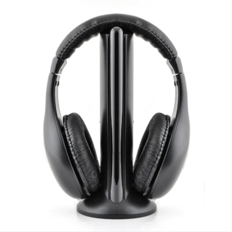 

5 in1 Wireless Hi-Fi Headphone FM Radio Chatting Monitor Wired Noise Cancelling Headset for Mp3 TV PC Phone