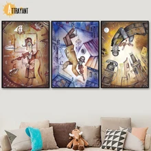 Violin Musician Performer Vintag Posters And Prints Wall Art Canvas Painting Wall Pictures For Living Room Kids Bedroom Decor Violin Musician Performer Vintag Posters And Prints Wall Art Canvas Painting Wall Pictures For Living Room Kids Bedroom Decor