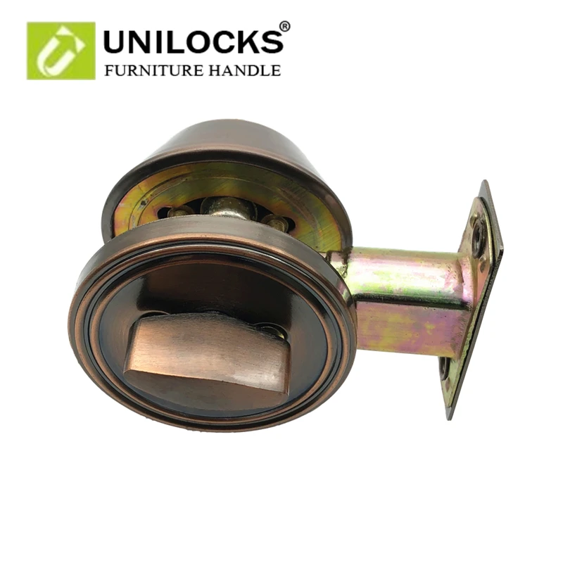 Unilocs 101AC заглушка дверной замок Железный трубчатый рычаг одноцилиндровый/заглушка невидимые замки покупки из США