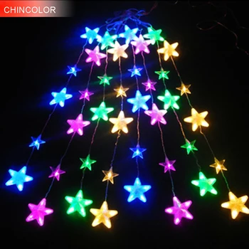 5 M * 1.1 M 136 Leds Vakantie lichten Sterren gordijn ijs bars led Licht string EU Plug fairy guirlande kerst bruiloft Decoratie DA 5 M * 1.1 M 136 Leds Vakantie lichten Sterren gordijn ijs bars led Licht string EU Plug fairy guirlande kerst bruiloft Decoratie DA