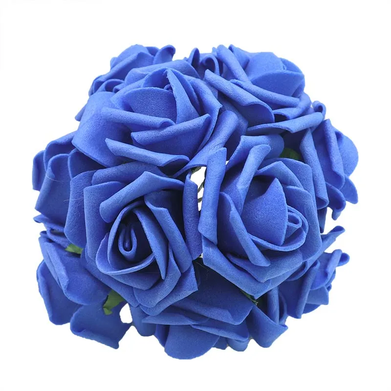 20 шт. 4,5 см искусственная пена цветок розы голова для свадьбы автомобиль Свадебный букет украшение DIY гирлянда декоративная флористика