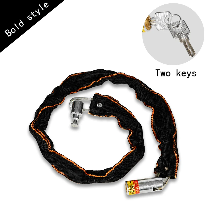 

Bicycle Lock Bicycle Accessories Safe Metal Anti-Theft Outdoor Bike Chain Lock Security Reinforced Cycling Chain Lock