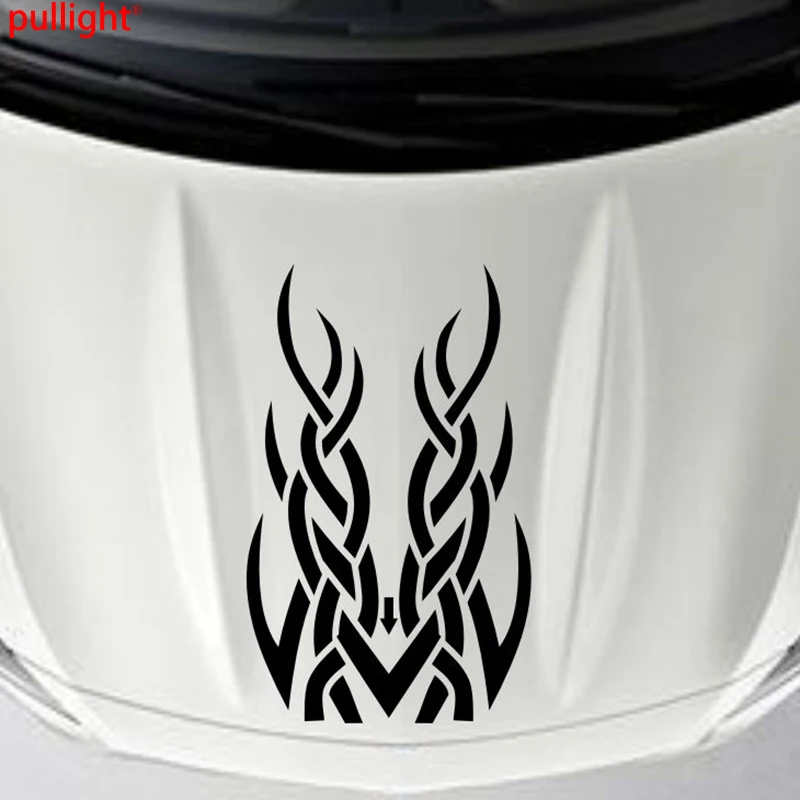 

Car Tribal Racing Design Flames Hood decals Vinyl Graphics stickers