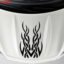 Autocollants graphiques en vinyle motif flammes pour voiture de course Tribal, autocollants pour capot
