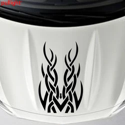 Autocollants graphiques en vinyle motif flammes pour voiture de course Tribal, autocollants pour capot 