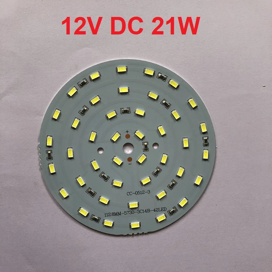 10 шт. DC 12 В чипы SMD5730 PCB холодный белый Алюминиевая СВЕТОДИОДНАЯ лампа источник плата освещения замена глобус/лампа аксессуары 3 Вт/5 Вт/45 Вт