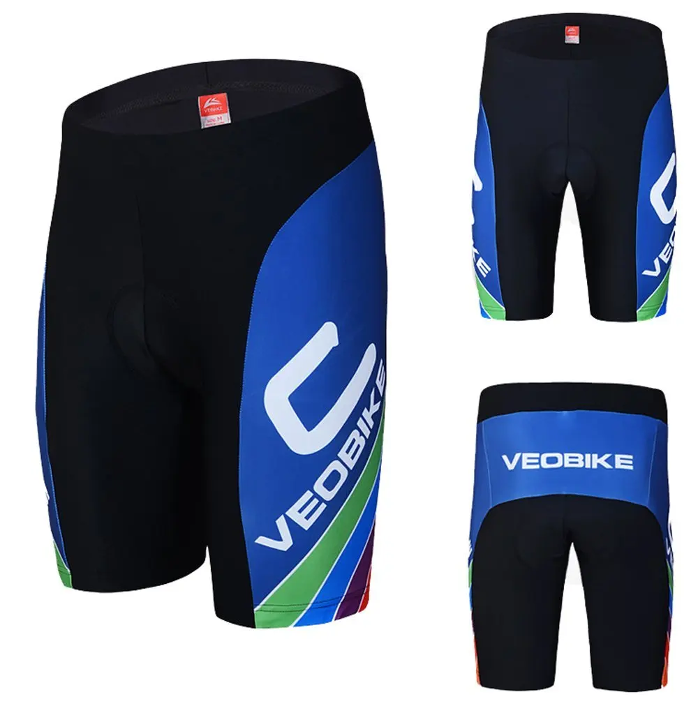 Veobike Radsport-шорты mit Gel gepolstert, Regenbogen