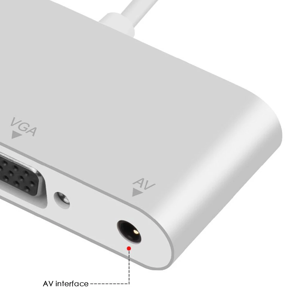 HDTV OTG кабель системы освещения к HDMI VGA 3,5 мм адаптер аудио видео адаптер для молнии расширяет HUB для iPhone/iPad Air