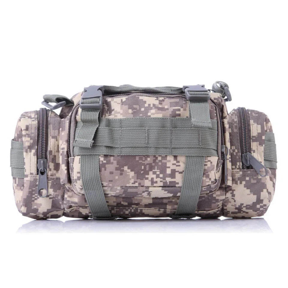 Fishing Bag Multifunctional Camouflage Lure Bag Fishing Tackle Bag Backpack Shoulder Pack Outdoor Bag