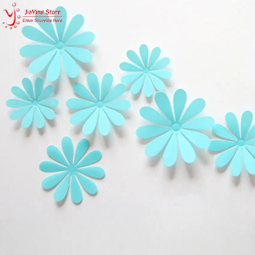 12 шт./компл. винтажные 3D цветочные обои наклейки для кухни ванной Diy детские на