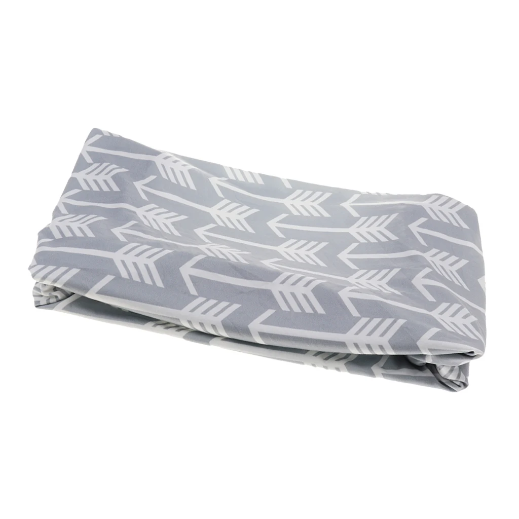 2Pieces Baby Changing Table Pad Contoured Diaper Change Cushion Nursery Perfect for Infant & Waterproof 