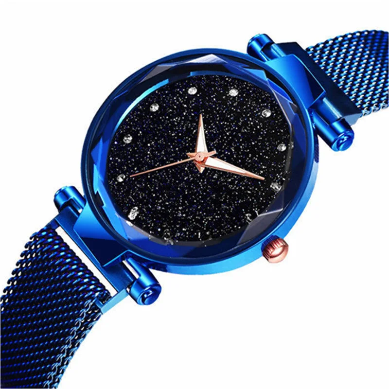 

Ctpor Fashion Women Crystal Watches Luxury Waterproof Ladies Quartz Watches Purple Steel Mesh Wristwatches Clcok Relogio Feminin