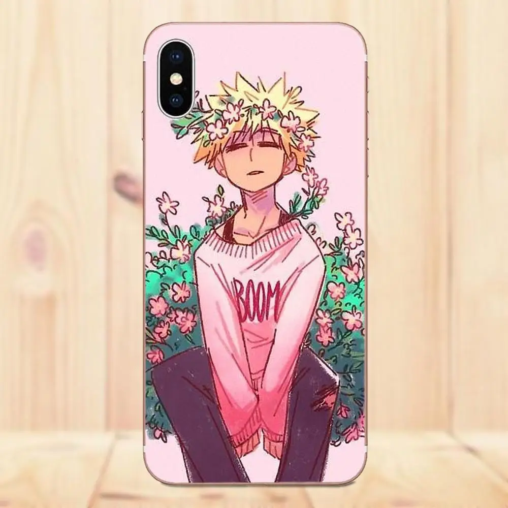 Тонкий Аниме My Hero academic Deku и Bakugou для Galaxy Alpha Core Prime Note 4 5 8 S3 S4 S5 S6 S7 S8 S9 mini edge