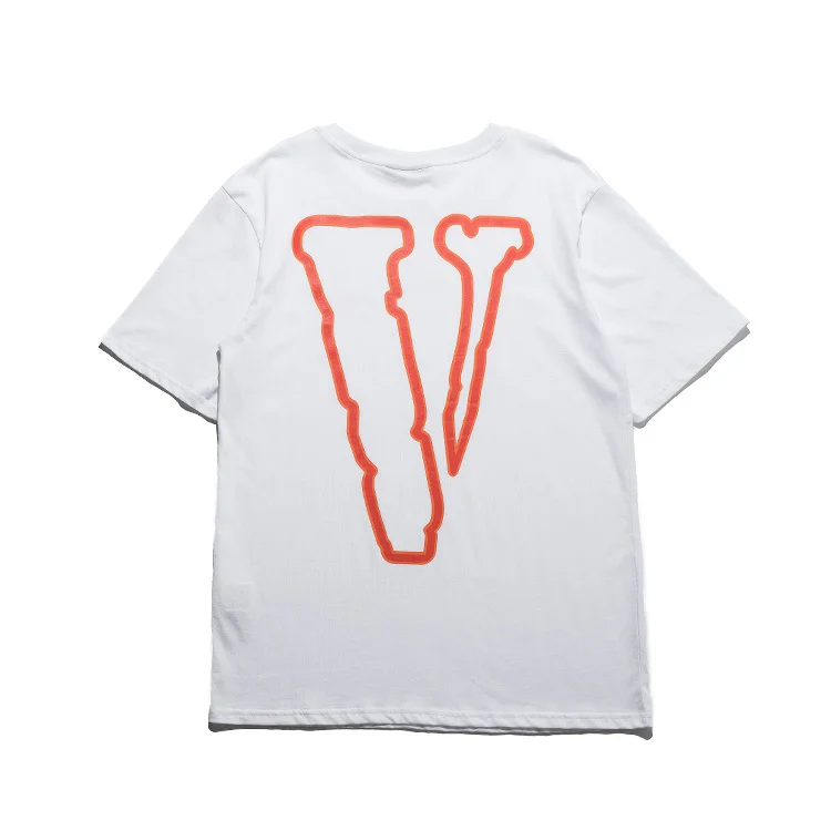 Vlone TEMAN Cotton Kemeja Pria T Shirt 