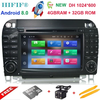 

HIFIF 7" Android 8.0 4G RAM Radio GPS Car DVD Player for Mercedes Benz S-Class W220 S280 S320 S350 S400 S430 S500 1998-2004 2005