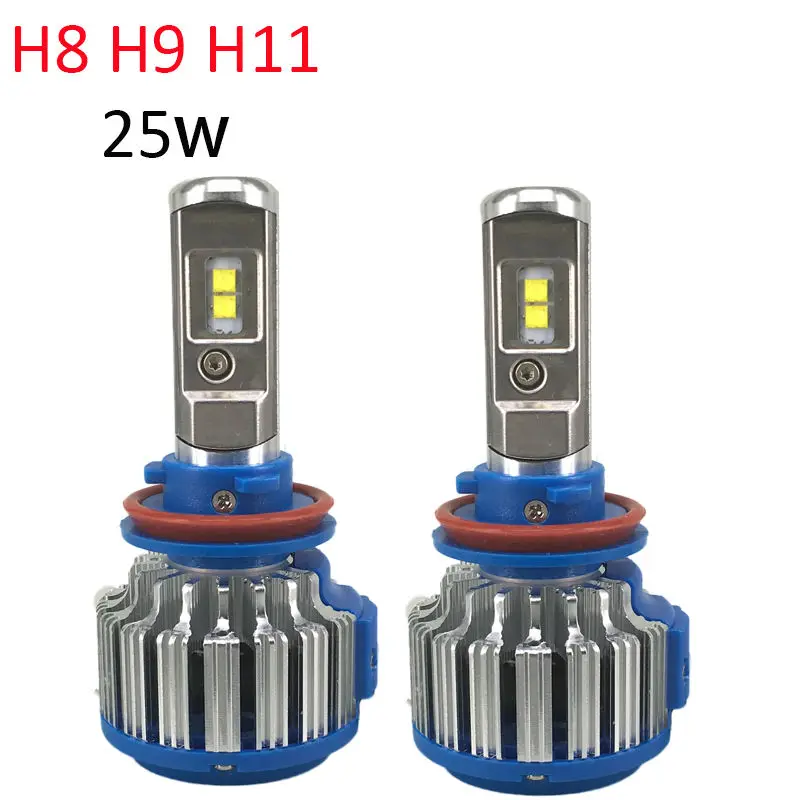 ФОТО H8 H9 H11 Car LED Headlights for Auto LED Diamond 6000K 12V Replacement Bulbs Auto Front Bulb Automobiles Fog Bulb Car Lighting