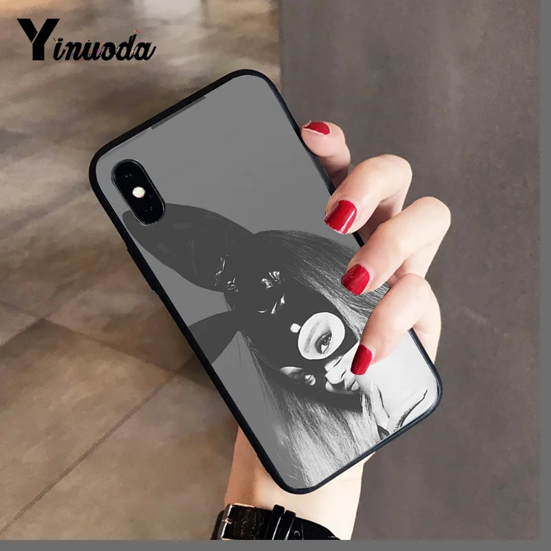 Yinuoda Thank U Next Ariana Grande Красочный милый чехол для телефона для iPhone 8 7 6 6S 6Plus 5 5S SE XR X XS MAX Coque Shell - Цвет: A10