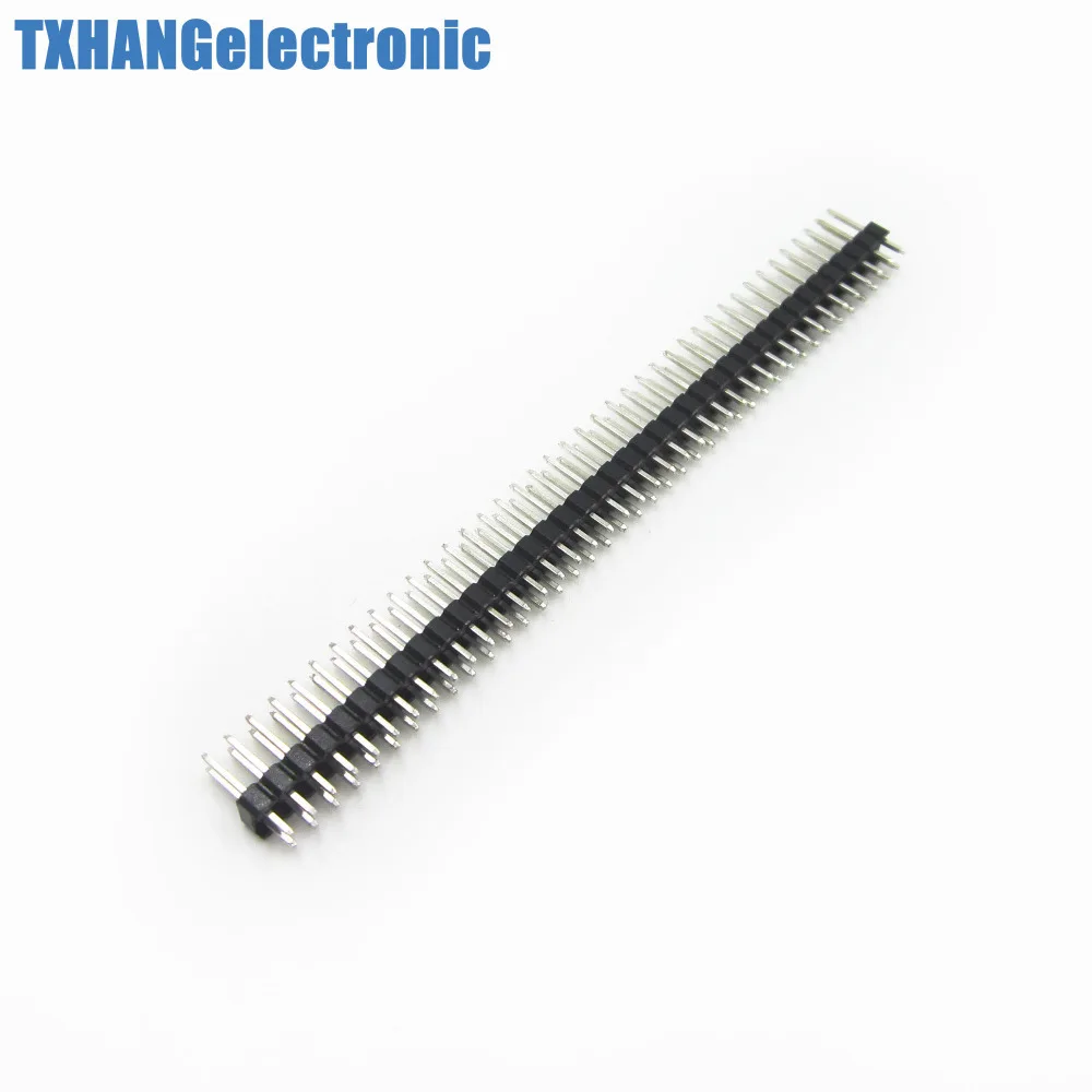 10PCS 40Pin 2.54mm  Double Row Straight Male Pin Header Strip PBC