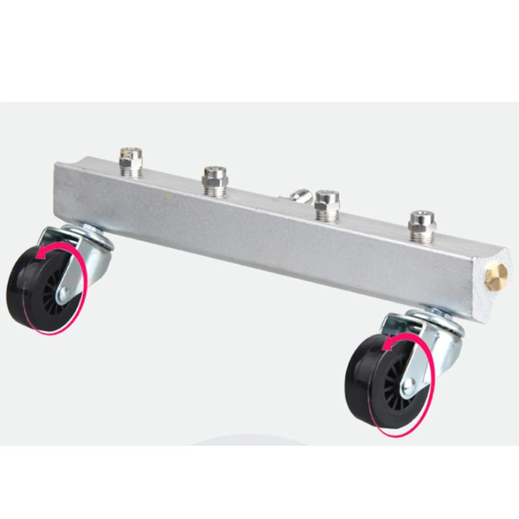 High Pressure Undercarriage Cleaner Cleaning Water Broom Under Cars Wash w/4 Nozzle Easy Control