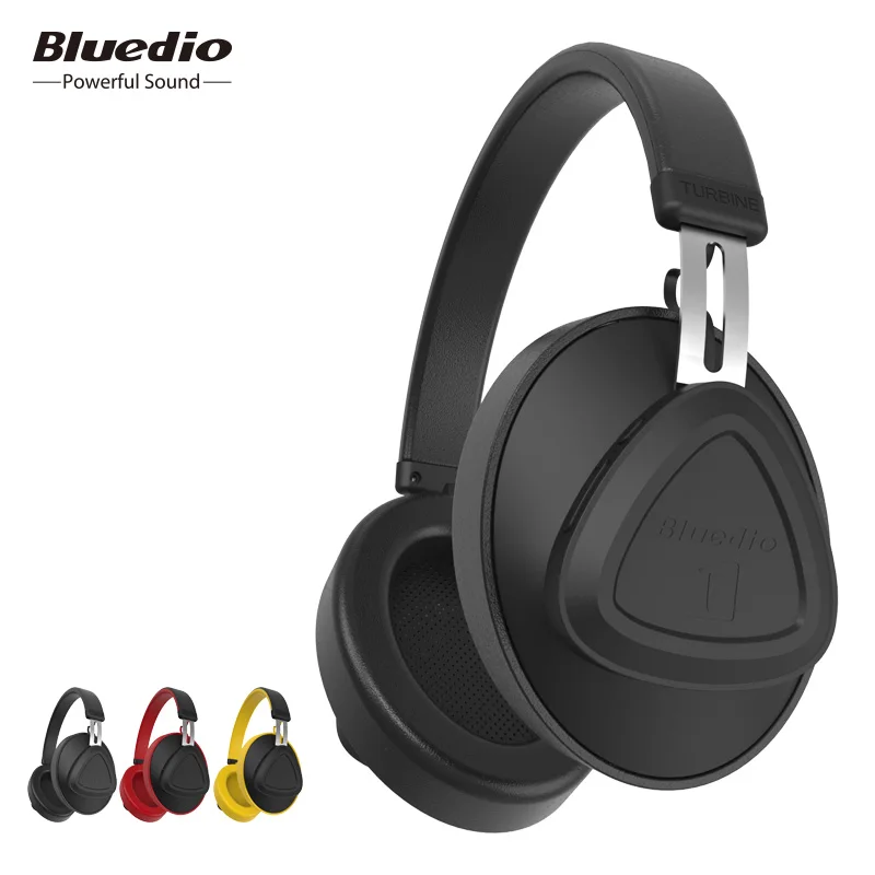 

Bluedio TM wireless bluetooth headphone with microphone monitor studio headset for music and phones support voice control