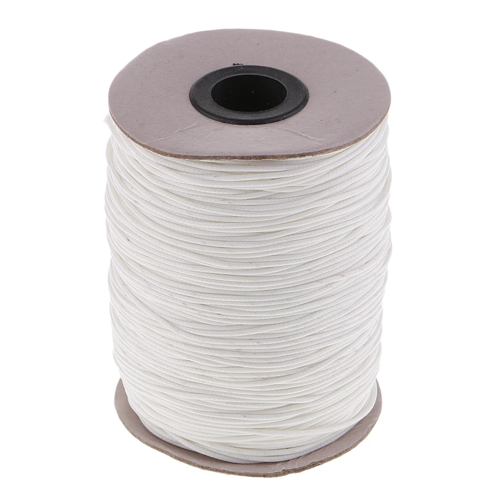 170 Meters 1mm Jewelry Making Beading Crafting Macrame Waxed Cotton Cord Thread