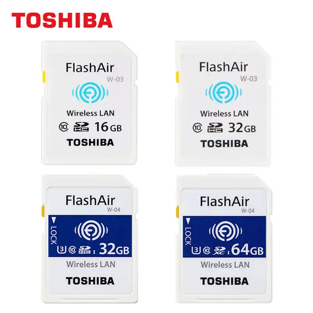 Best Offers TOSHIBA WIFI SD Card 16GB 32GB W-03 SDHC FlashAir 64GB W-04 SDXC U3 C10 SLR Camera Memory Card 4K Shooting Wireless Transmission Best Offers TOSHIBA WIFI SD Card 16GB 32GB W-03 SDHC FlashAir 64GB W-04 SDXC U3 C10 SLR Camera Memory Card 4K Shooting Wireless Transmission