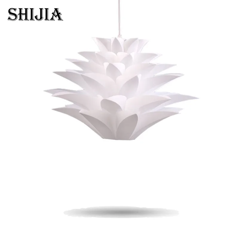 DIY Lily Lotus IQ Puzzle Pendant Lampshade Cafe Restaurant Ceiling Room Decoration LED Hanging Lamp