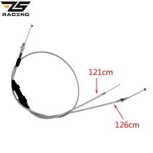 ZS Racing Gas Throttle Cable For Acceleration Pump Carburetor 200cc 250cc Dirt Bike Motorcycle Parts