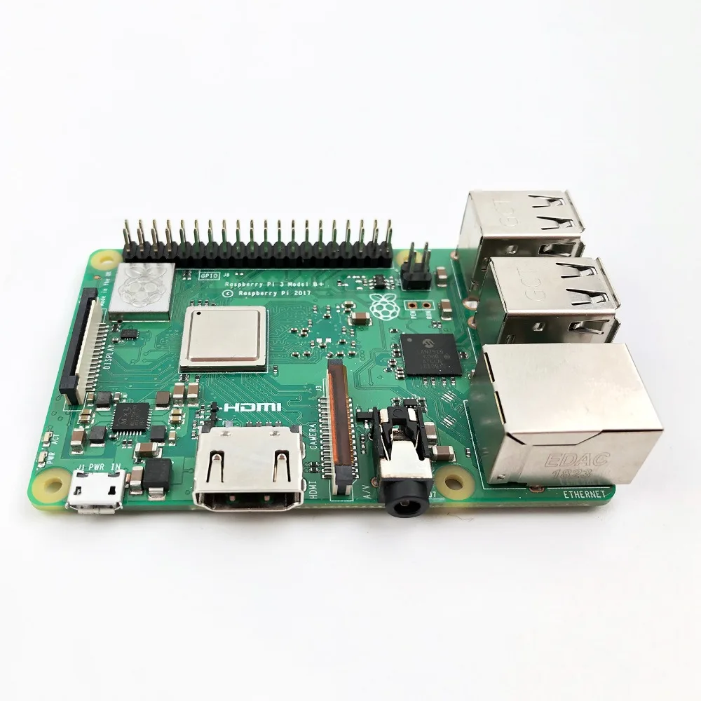 

Raspberry Pi 3B+ with wireless capabilities including Wi-Fi and Bluetooth from Raspberry Pi 3B+