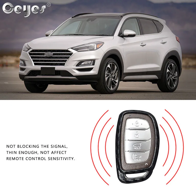 Carbon fiber key cover for HYUNDAI (4)