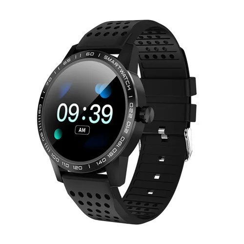 Lerbyee умные часы T2 водонепроницаемые часы для измерения артериального давления фитнес-трекер часы напоминание о звонках монитор сна часы черные для Android IOS - Цвет: Black