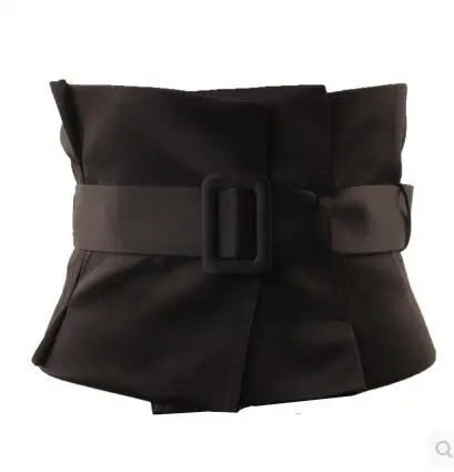 

2017 winter new belt fashion all-match one-piece waistband dress black strap decoration slim waist cummerbund