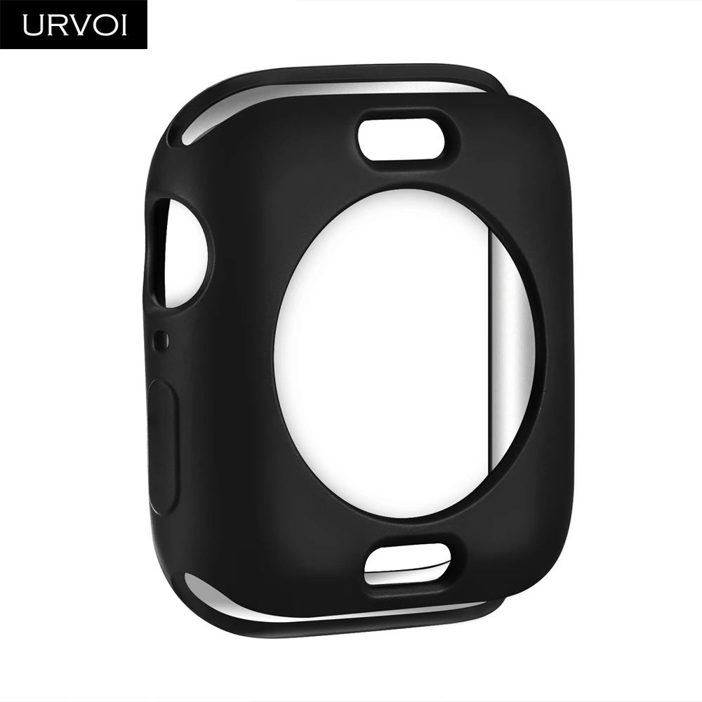 Чехол URVOI для apple watch series 6 SE 5 4 3 2 1 чехол iwatch бампер из ТПУ защита 38 42 40 44 мм
