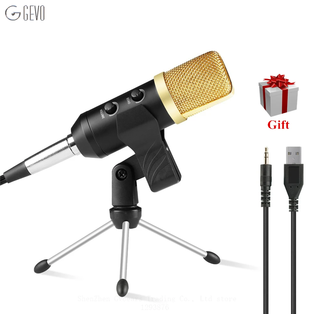 MK F100TL Condenser Microphone Professional Desktop Studio Usb Microphone With Stand font b Tripod b font