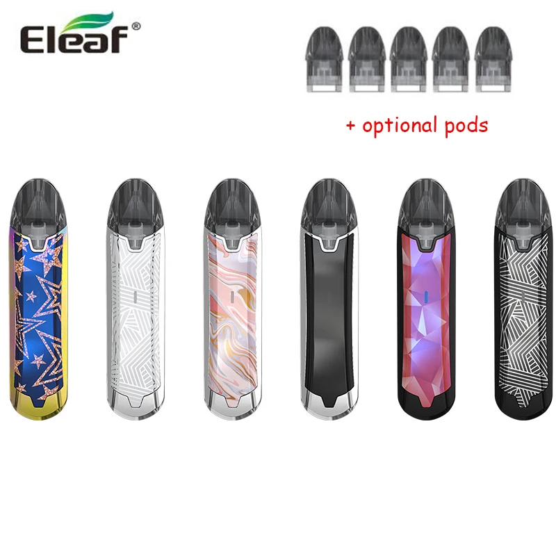 Оригинальный Eleaf Tance Kit Vape 580 мАч аккумулятор 2 мл 1 Ом Pod 10 Вт макс испаритель ручка