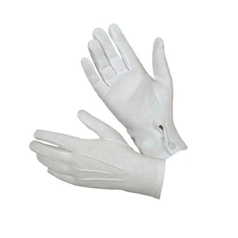 Womail 1Pair White Formal Gloves Tuxedo Honor Guard Male Unisex