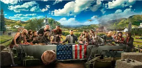 

Far Cry 5 Game SILK POSTER Decorative Wall painting 24x36inch