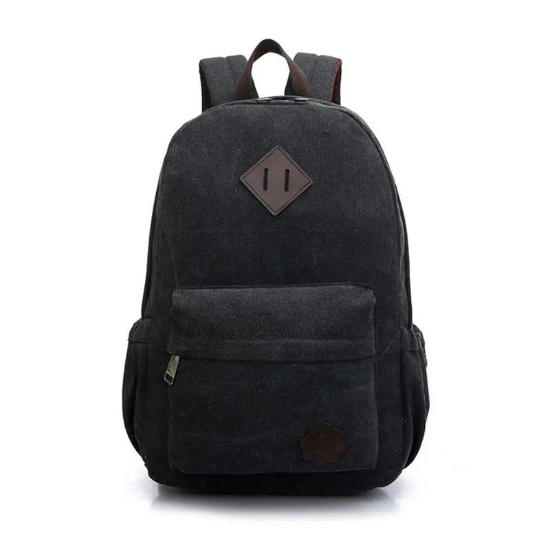 2016 Fashion Design Canvas Backpack Men School Bag Casual Travel Rucksack Shoulder Bags Laptop Universal Bag Satchel XA364D