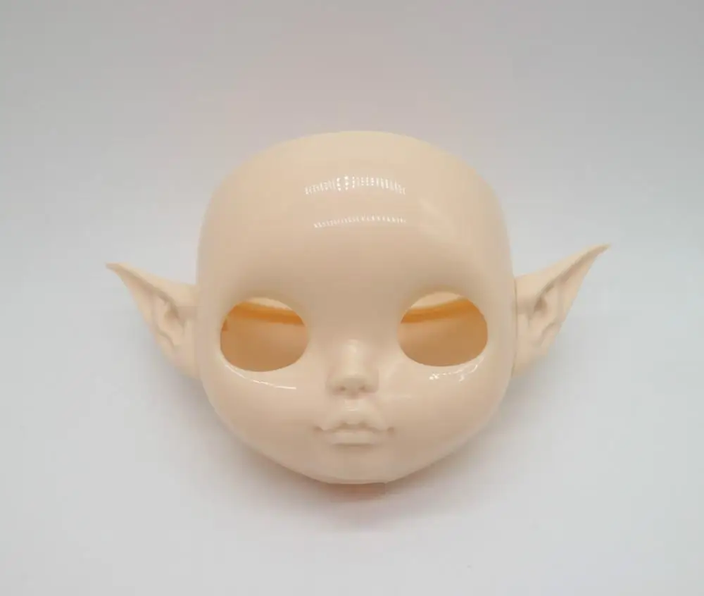 Без глаз чипсы сустава Обнаженная Блит кукла лицо хранится - Цвет: face 2 and elf ear