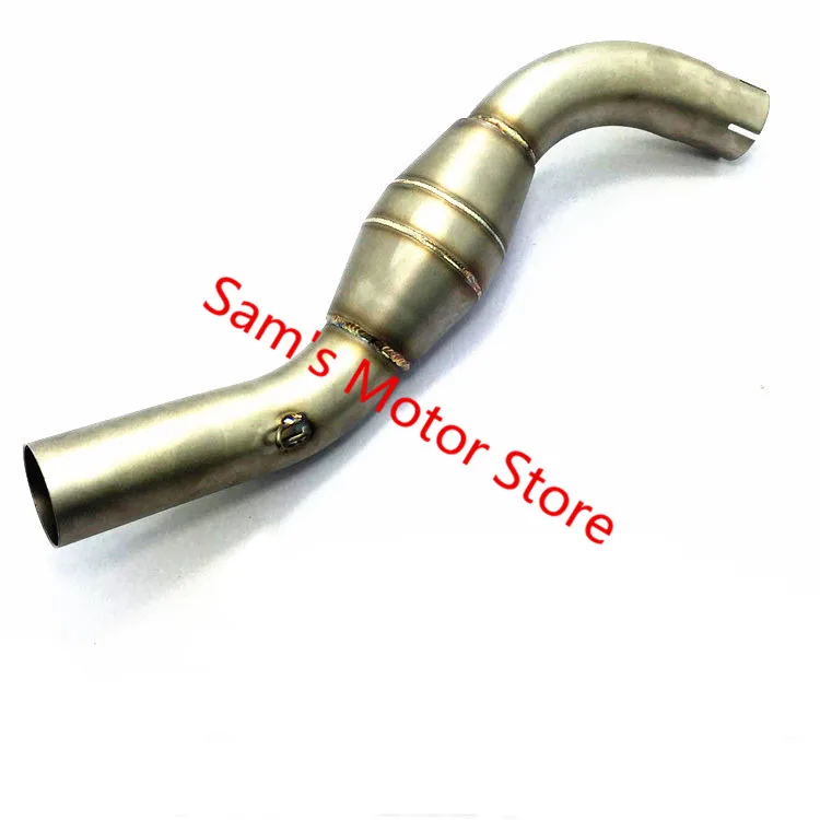 BN600 Racing Motorcycle Exhaust Muffler Expansion Chamber Mid Pipes Link Pipesin Covers