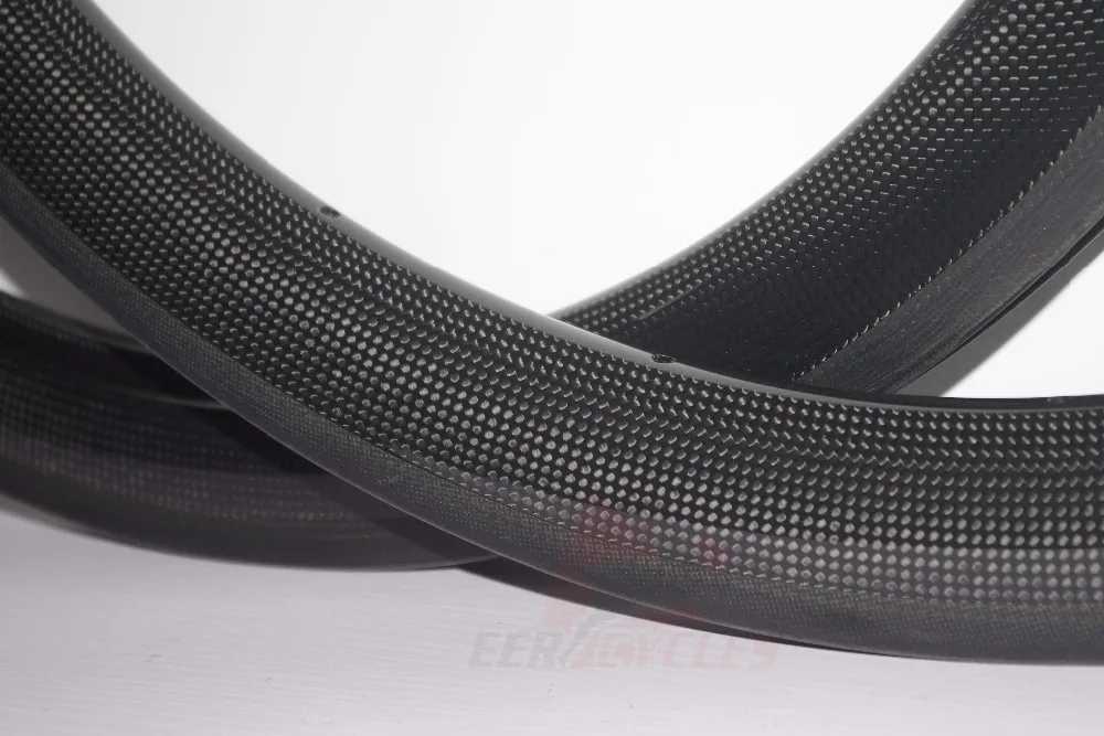 50mm carbon rims tubeless clincher 3k glossy
